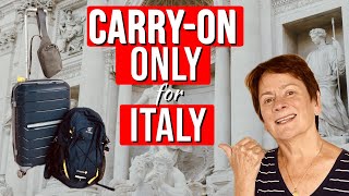 Packing CarryOn Only for Italy in Fall 2024 Minimalist 4week Capsule Wardrobe [upl. by Oulman]