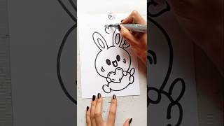 How to draw cute cartoon shorts shortvideo youtube [upl. by Osborne231]