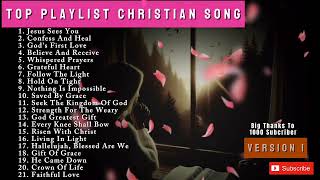 TOP PLAYLIST CHRISTIAN SONG  JESUS SEES YOU  RELAXING HYMN FOR SLEEPING [upl. by Aihsatan]