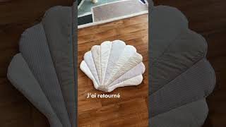 Partie 2  Coudre un tapis coquillage en patchwork diycouture couture tutocouture patrongratuit [upl. by Shiri927]