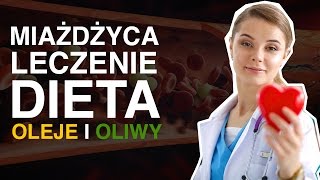 MIAŻDŻYCA leczenie dieta OLEJE i OLIWY [upl. by Sidoon]