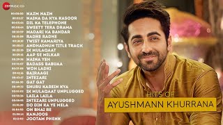 24 Hit songs Of Ayushmann Khurrana  Nazm Nazm Naina Da Kya Kasoor Dil Ka Telephone [upl. by Nnahsal521]