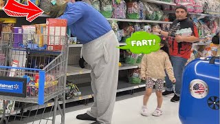 Old Man Farts In Kids Faces At Walmart Kids Like Farts more Then MrBeast [upl. by Mannie]