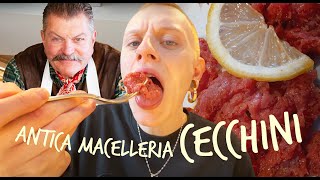 A pranzo da DARIO CECCHINI allANTICA MACELLERIA più famosa dItalia 🥩🍷 [upl. by Akenn]