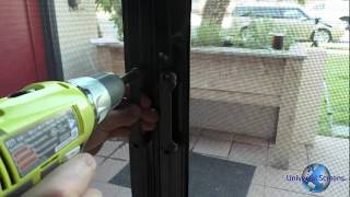 Ho to Install A Custom Double Retractable Screen Door  In Depth  2018 [upl. by Fraya]