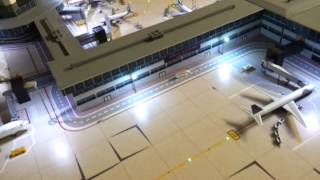 1500 scale airport diorama [upl. by Nylegna]