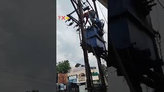 lineman work three phase electric DP [upl. by Eiba383]