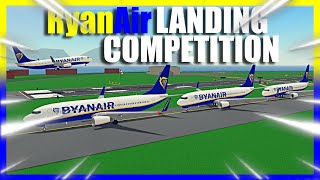 Ryanair Landing Competition In PTFS [upl. by Eidur610]