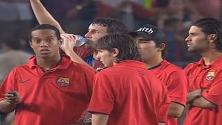 Peak Ronaldinho amp Young Messi Ridicule Oliver Kahn  Barcelona vs Bayern Munich 2006 [upl. by Lielos]