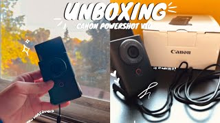 UNBOXING CANON POWERSHOT V10 📸  new vlogging camera  review [upl. by Aziram]