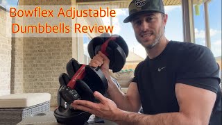 Bowflex SelectTech 552 Adjustable Dumbbells Review [upl. by Gnoht311]