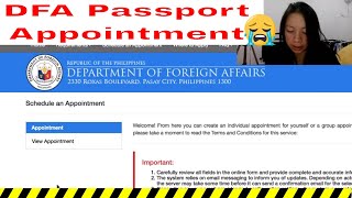 How to book an appointment on DFA Philippines online for passport renewal [upl. by Geesey179]