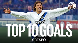 TOP 10 GOALS  CRESPO ⚫🔵 [upl. by Liv124]