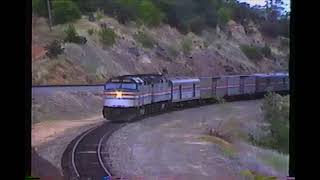 Amtrak 5 at Newcastle May 1991 [upl. by Klute33]