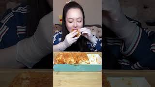 Mukbang tiger skin dessert [upl. by Alvita]