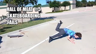 HALL OF MEAT on INSTAGRAM  5 SKATEBOARDING FAILS COMPILATION [upl. by Purdy]