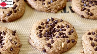 Chocolate Chip Cookies  Healthy Whole Wheat Chocolate Chips Cookies  Bakery Style  Skinny Recipes [upl. by Alrahc232]