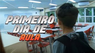 PRIMEIRO DIA DE AULA EM UM COLÉGIO PARTICULAR [upl. by Letrice]