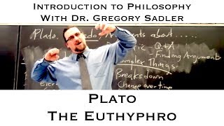 Platos dialogue the Euthyphro  Introduction to Philosophy [upl. by Ymmat]