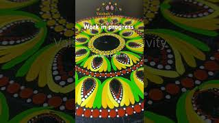 Beautiful mandalatrending art mandala painting shorts vaishaliscreativitylifesty2092 [upl. by Bud426]