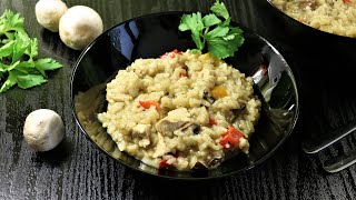 Perfect Italian Risotto Rice Recipe without Cheese [upl. by Dedrick172]