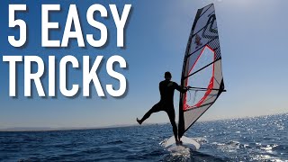 5 EASY WINDSURFING TRICKS [upl. by Dira]