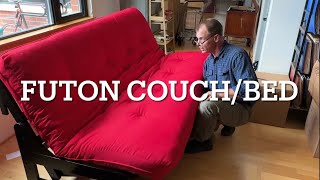 Convert Futon Couch to Bed and Bed to Couch Short [upl. by Angil]