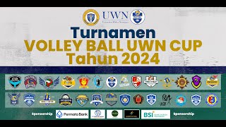 SEMI FINAL  TURNAMEN VOLLY UWN CUP 2024 [upl. by Joiner]