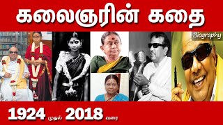 Kalaignar MKarunanidhi History BiographyReal Life Story FamilyWifeChildrens Unknown Facts [upl. by Klinger]