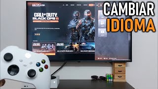 COMO CAMBIAR EL IDIOMA EN CALL OF DUTY BLACK OPS 6 EN XBOX SERIES XS [upl. by Uranie556]