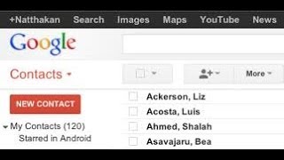 How To add Contacts In Gmail [upl. by Eigriv237]