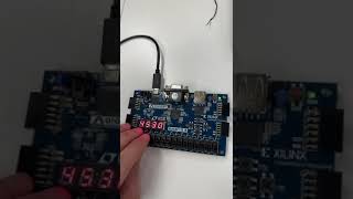 ٌReal time digital clock Demo FPGAfpga vivado electronic altera design quartus processor [upl. by Hayne715]