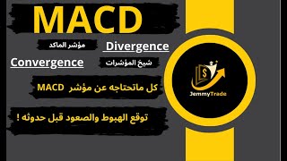 Convergence amp Divergence MACD  مؤشر الماكد [upl. by Adym]