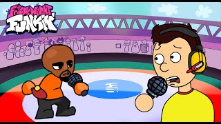 Caillou tries to DEFEAT Wii Sports in Friday Night Funkin VS Matt Mod [upl. by Nnaitsirk]