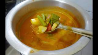 Vegetable sambarತರಕಾರಿ ಸಾಂಬರ್Dal and vegetable SambarSouth indian [upl. by Oicinoid654]