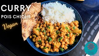 Curry de Pois Chiches Choufleur Lait de Coco et Plaisir Épicé 😋🌱🍛 [upl. by Earle]