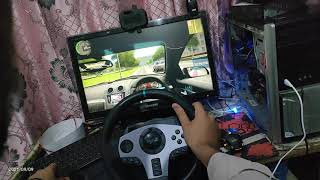 Testing PXN V9 Steering Wheel In City Car Driving shorts [upl. by Nyhagen]