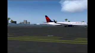 Spotting AI Traffic at San Diego Lindbergh airport FS2004 [upl. by Karlene]