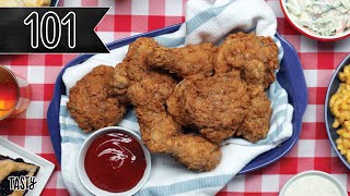 How To Make The Crispiest Fried Chicken Youll Ever Eat • Tasty [upl. by Wahl121]