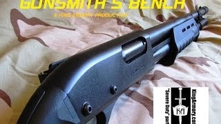 Gunsmiths Bench SE01EP02 Custom length HampR Pardner magazine extensions [upl. by Erdnoed976]