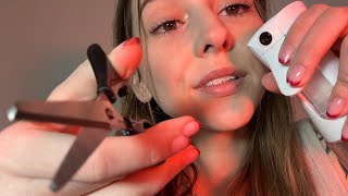 ASMR Fast and Aggressive Hair Cut ✂️ [upl. by Hnirt197]