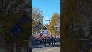 Massive crowds lineup outside McDonalds to see Trump [upl. by Neil369]