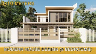 Our Home  Modern Contemporary on a 150 SQM 10x15m Lot Design [upl. by Ennaisoj]