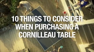 10 THINGS TO CONSIDER WHEN PURCHASING A CORNILLEAU TABLE UK [upl. by Sucramed]