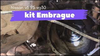 Cambio kit Embrague resumen Nissan v6 30 1995 [upl. by Koziel81]