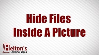 How to Hide Zip Files Inside a Picture Without any Extra Software [upl. by Eerac571]