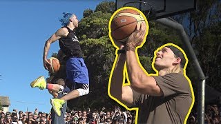 Jordan Dunks Down Under With Will Sparks At Prahran Summer Jam 2018 [upl. by Annirac]