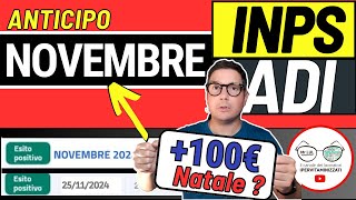 ASSEGNO DI INCLUSIONE ➜ NOVEMBRE NOVITà DATE PAGAMENTI INPS ADI LAVORAZIONI IMPORTI ANTICIPO NATALE [upl. by Henry]