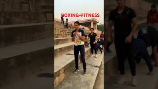 BOXING IN FARIDABAD boxing boxfitworkout crossfit fitness boxfit weightloss punjabi music [upl. by Leinod]