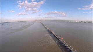 Aerial view of The Bonnet Carre Spillway [upl. by Terb607]